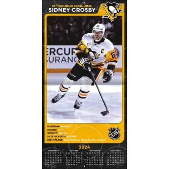 Pittsburgh Penguins kalendar Sidney Crosby #87 2025 Wall Calendar