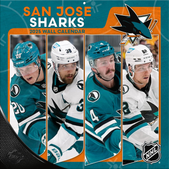 San Jose Sharks kalendar 2025 Wall Calendar