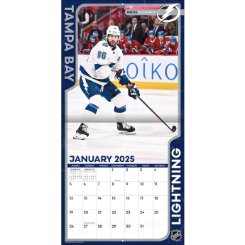 Tampa Bay Lightning kalendar 2025 Wall Calendar
