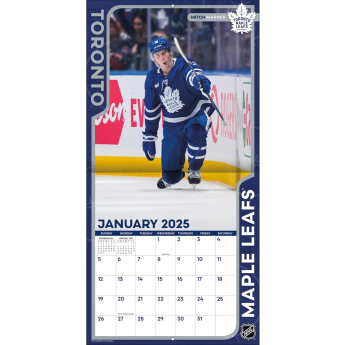 Toronto Maple Leafs kalendar 2025 Wall Calendar