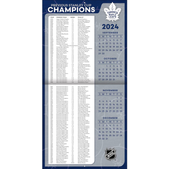 Toronto Maple Leafs kalendar 2025 Wall Calendar