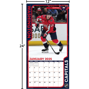 Washington Capitals kalendar 2025 Wall Calendar