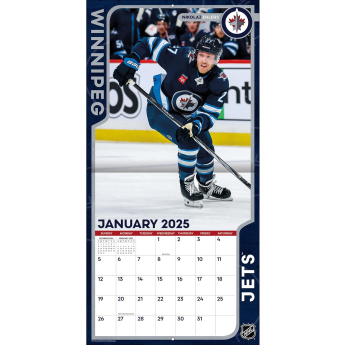 Winnipeg Jets kalendar 2025 Wall Calendar