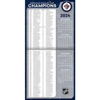Winnipeg Jets kalendar 2025 Wall Calendar