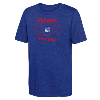 New York Rangers dječja majica Goal Tender Ss Triblend