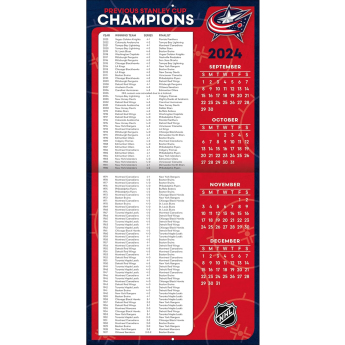 Columbus Blue Jackets kalendar 2025 Wall Calendar