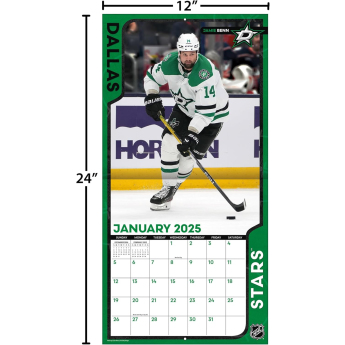 Dallas Stars kalendar 2025 Wall Calendar
