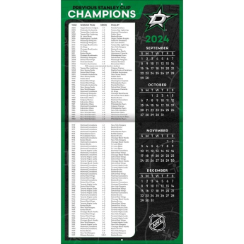 Dallas Stars kalendar 2025 Wall Calendar
