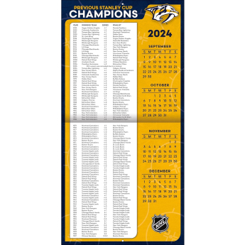 Nashville Predators kalendar 2025 Wall Calendar