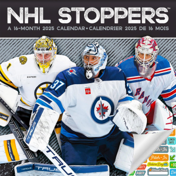 NHL proizvodi kalendar Stoppers 2025 Wall Calendar