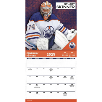 NHL proizvodi kalendar Stoppers 2025 Wall Calendar