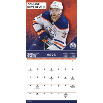 NHL proizvodi kalendar Superstars 2025 Wall Calendar
