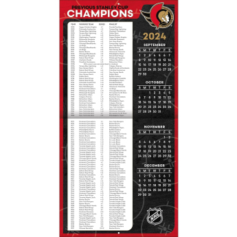 Ottawa Senators kalendar 2025 Wall Calendar