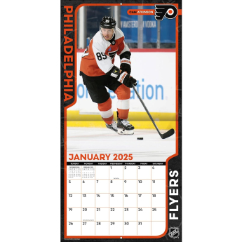Philadelphia Flyers kalendar 2025 Wall Calendar