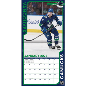 Vancouver Canucks kalendar 2025 Wall Calendar