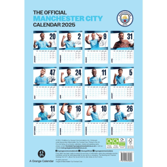 Manchester City kalendar 2025