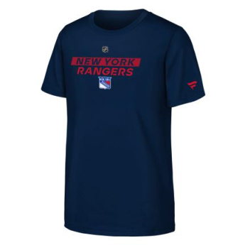 New York Rangers dječja majica Apro Wordmark Ss navy