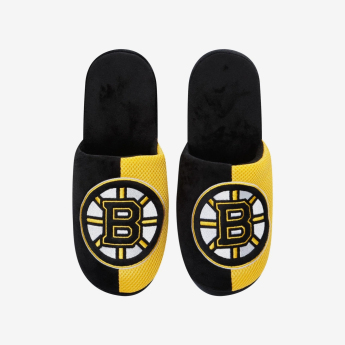 Boston Bruins muške natikače Logo Staycation Slipper