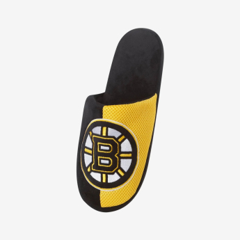 Boston Bruins muške natikače Logo Staycation Slipper