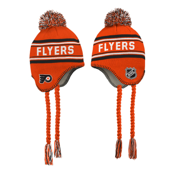 Philadelphia Flyers dječja zimska kapa Jacquard Tassel Knit With Pom