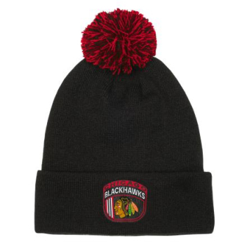 Chicago Blackhawks dječja zimska kapa Draft Beanie Cuff With Pom