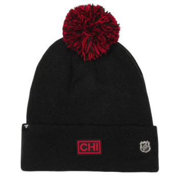 Chicago Blackhawks dječja zimska kapa Draft Beanie Cuff With Pom