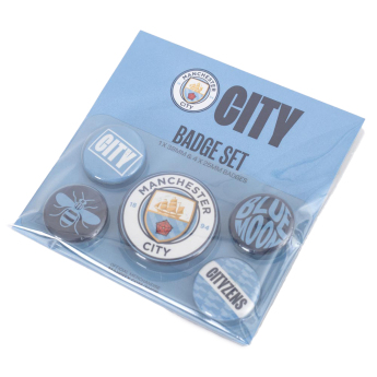 Manchester City set znački Button 5 assorted