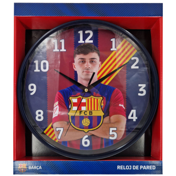 FC Barcelona zidni sat Pedri