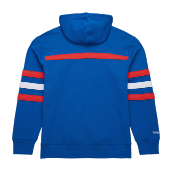 New York Rangers muška majica s kapuljačom Head Coach Hoodie Current Logo blue