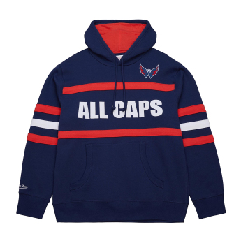 Washington Capitals muška majica s kapuljačom Head Coach Hoodie Current Logo blue