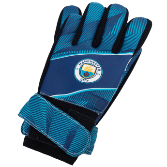 Manchester City dječje vratarske rukavice Fuse Goalkeeper Gloves Yths 79-86mm palm width