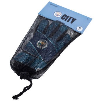 Manchester City dječje vratarske rukavice Fuse Goalkeeper Gloves Yths 79-86mm palm width