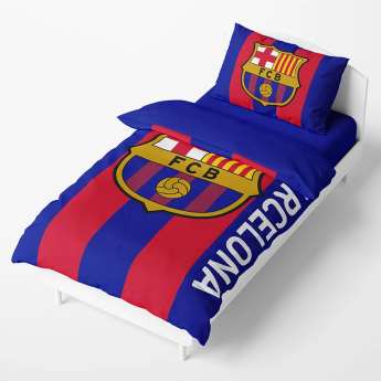 FC Barcelona posteljina za jedan krevet Logo