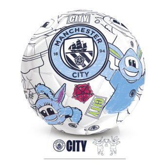 Manchester City nogometna lopta Colour - size 2