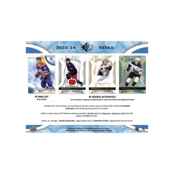 NHL boxovi NHL hokejske karte 2023-24 Upper Deck SP Hockey Blaster Box