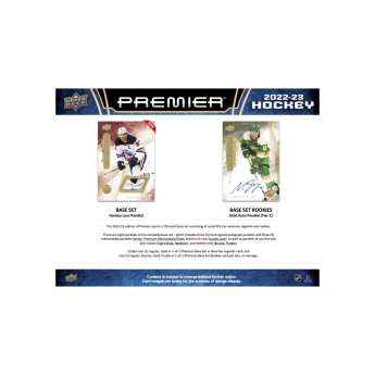 NHL boxovi NHL hokejske karte 2022-23 Upper Deck Premier Hockey Hobby Box