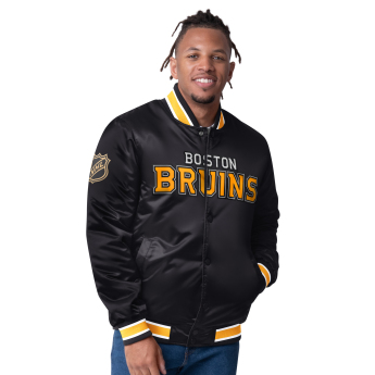 Boston Bruins muška jakna The CLOSER Reversible Varsity Satin