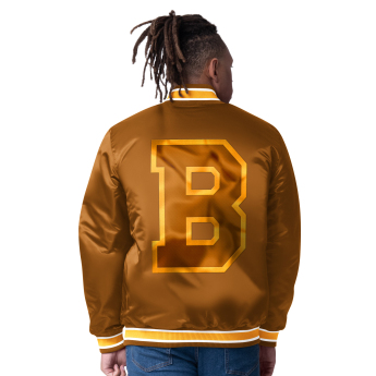 Boston Bruins muška jakna The CLOSER Reversible Varsity Satin