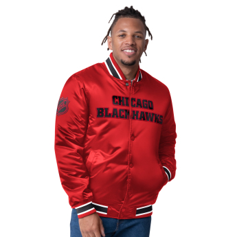 Chicago Blackhawks muška jakna The CLOSER Reversible Varsity Satin