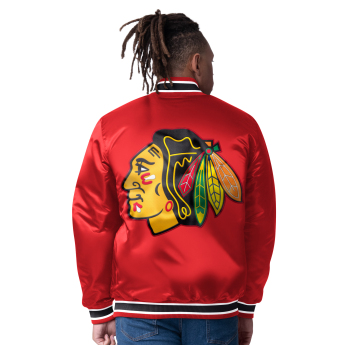 Chicago Blackhawks muška jakna The CLOSER Reversible Varsity Satin