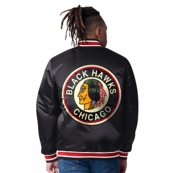 Chicago Blackhawks muška jakna The CLOSER Reversible Varsity Satin