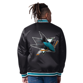 San Jose Sharks muška jakna The CLOSER Reversible Varsity Satin