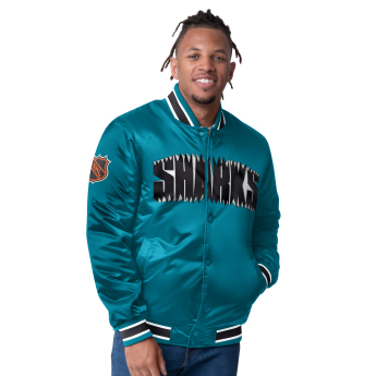 San Jose Sharks muška jakna The CLOSER Reversible Varsity Satin