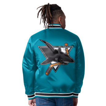 San Jose Sharks muška jakna The CLOSER Reversible Varsity Satin