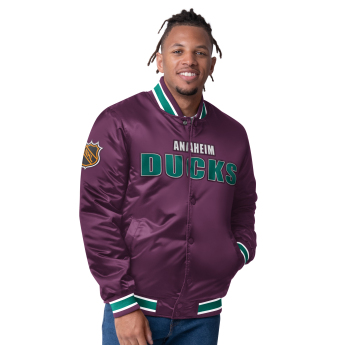 Anaheim Ducks muška jakna The CLOSER Reversible Varsity Satin