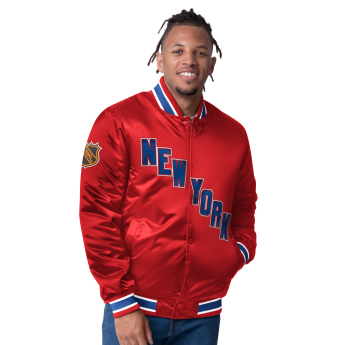 New York Rangers muška jakna The CLOSER Reversible Varsity Satin