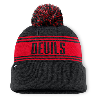 New Jersey Devils zimske kape A/CAP Beanie Cuff W/Pom