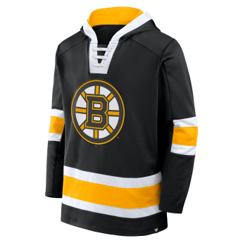 Boston Bruins muška majica s kapuljačom Mens Laced Hockey