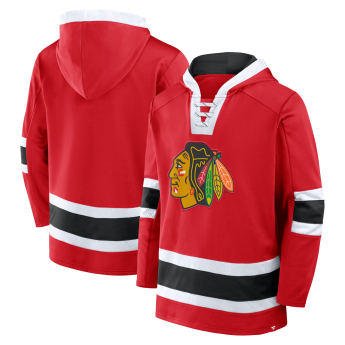 Chicago Blackhawks muška majica s kapuljačom Mens Laced Hockey