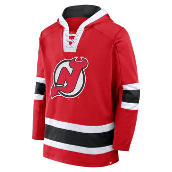 New Jersey Devils muška majica s kapuljačom Mens Laced Hockey